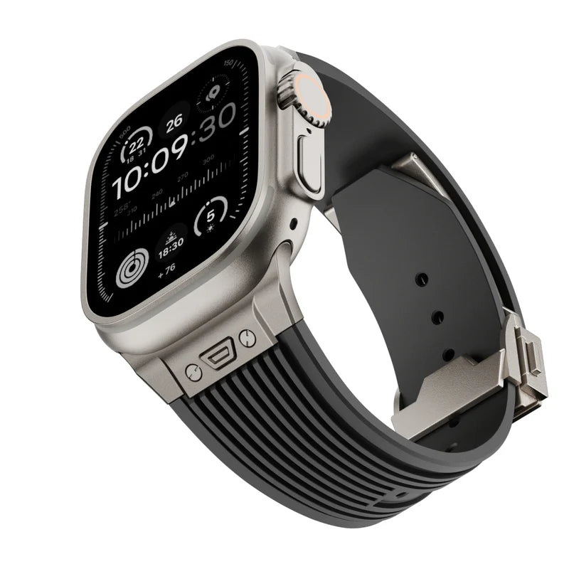 Bracelet RM en silicone épuré pour Apple Watch