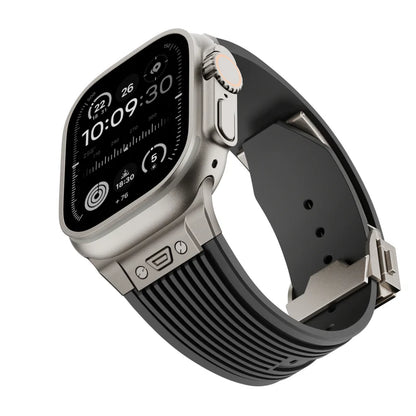 Bracelet RM en silicone épuré pour Apple Watch