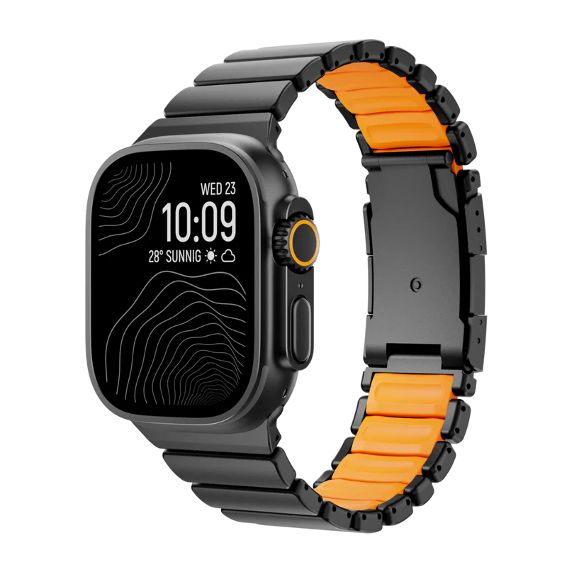 Bracelet Titane FKM pour Apple Watch