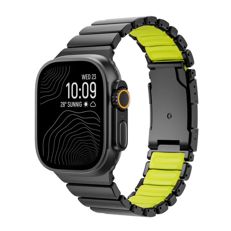 Bracelet Titane FKM pour Apple Watch