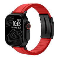 Boucle noire et rouge