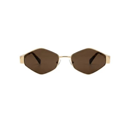 Hexa-Marron - Finition Dorée & Écaillée