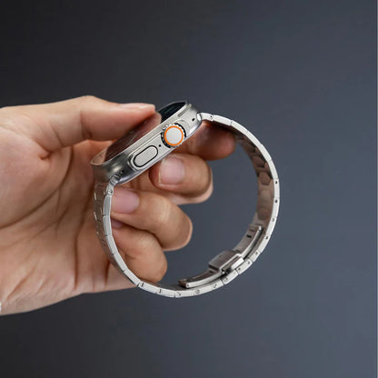 Bracelet de luxe en acier inoxydable pour Apple Watch