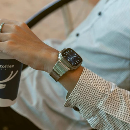 Bracelet de luxe en acier inoxydable pour Apple Watch