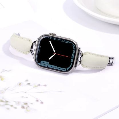 Bracelet Glamour en cuir et acier