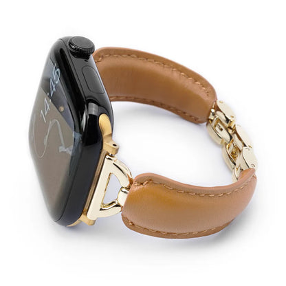 Bracelet Glamour en cuir et acier