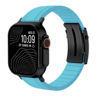 Boucle noire et bleue