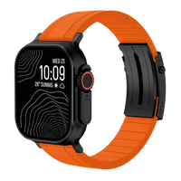 Boucle noire et orange