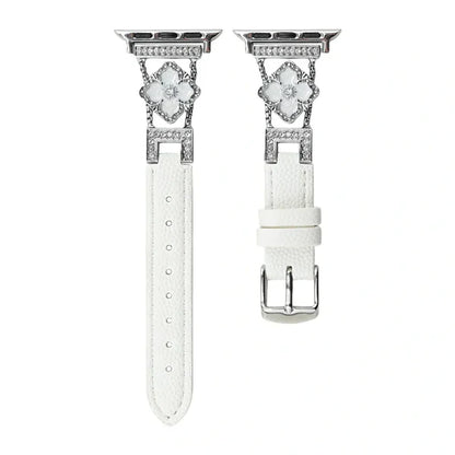 Bracelet Scintillant en cuir pailleté