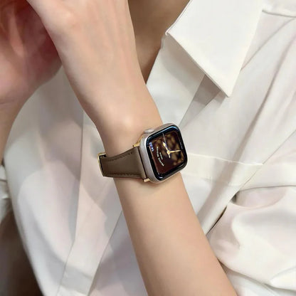 Bracelet en cuir à trèfle