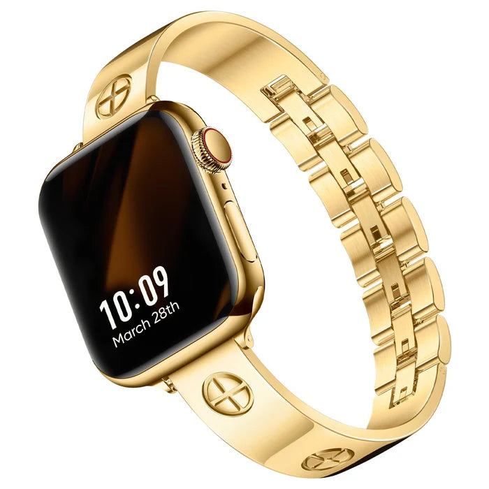 Bracelet en métal croisé Prestige pour Apple Watch