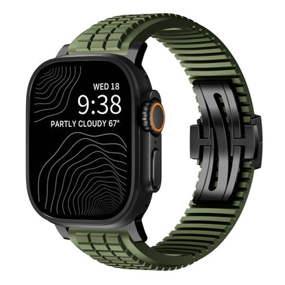 Bracelet GR Modern Vert Boucle Noire