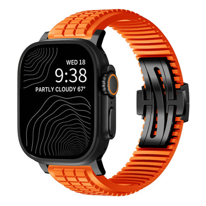 Bracelet GR Modern Orange Boucle Noire